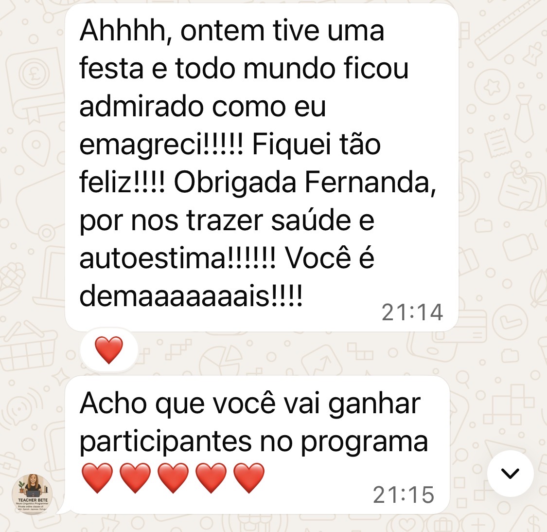 Depoimento WhatsApp 2
